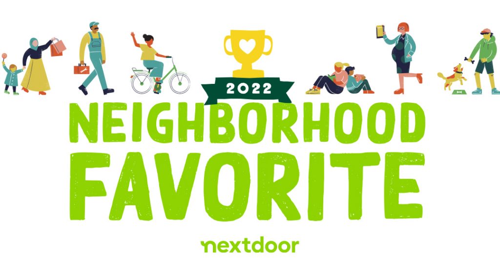 Winner Banner for Nextdoor Neighborhood favorites 2022 by Sasquatch pest control
