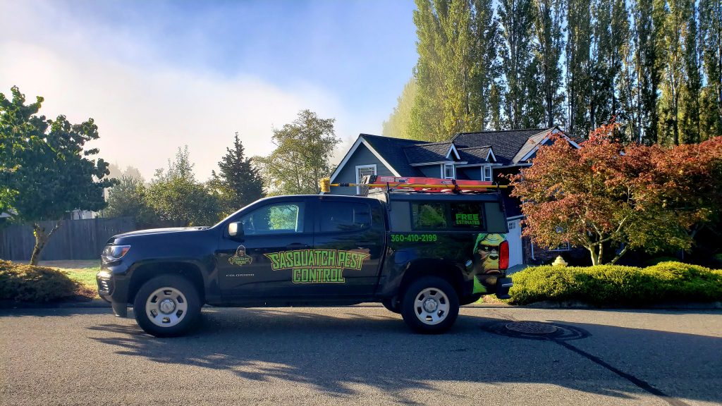 Sasquatch Truck in front of home