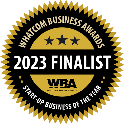 Whatcom business alliance start up finalist badge