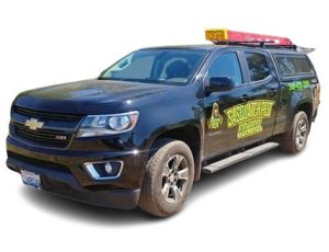 Sasquatch Pest Control Chevrolet service truck